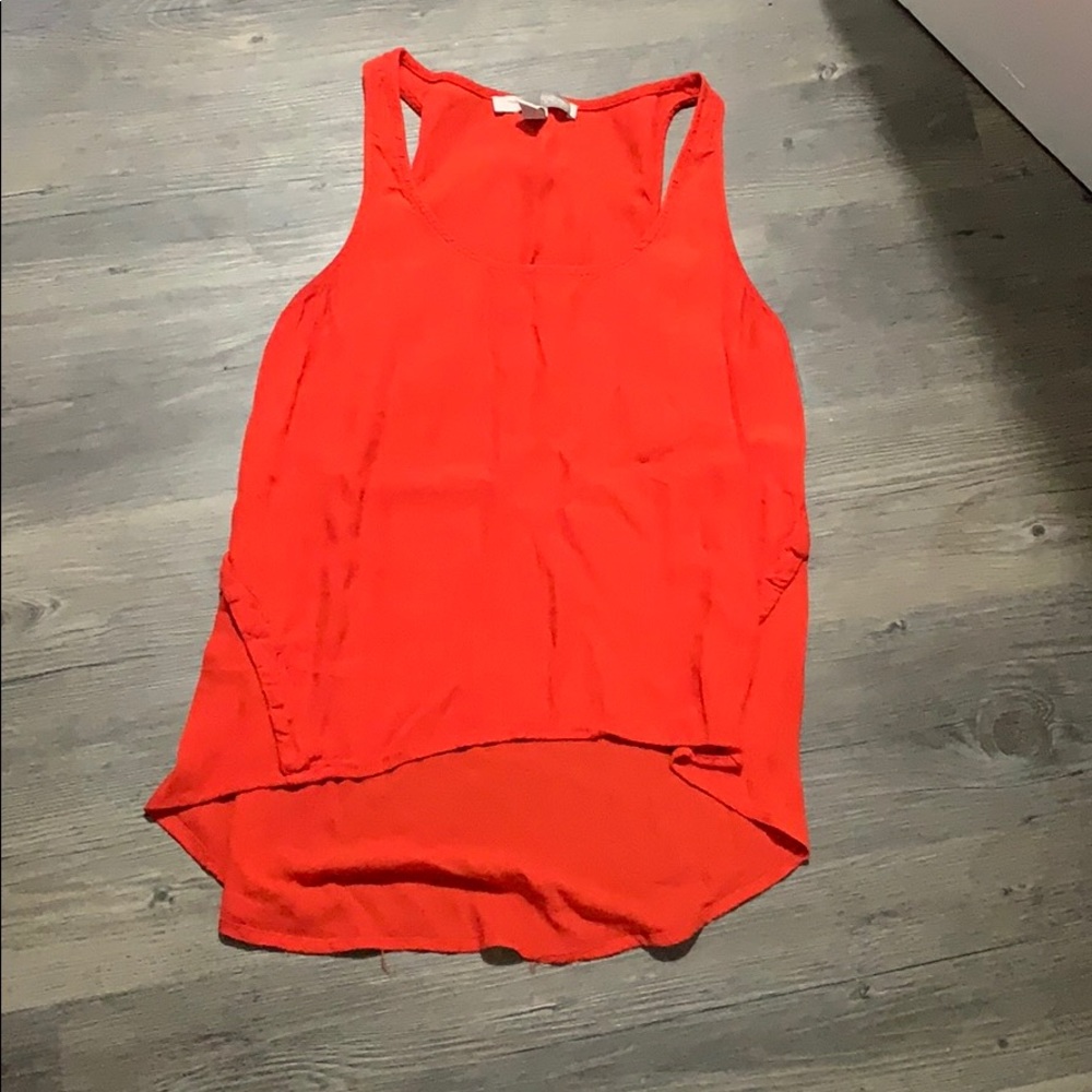 Orange tank top